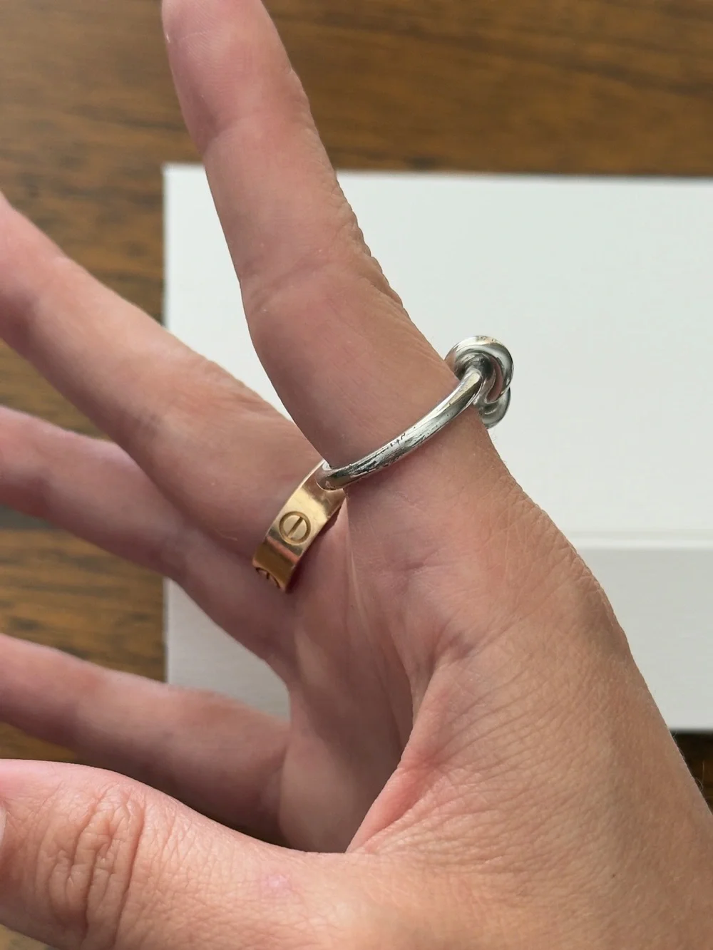 Celine knot ring